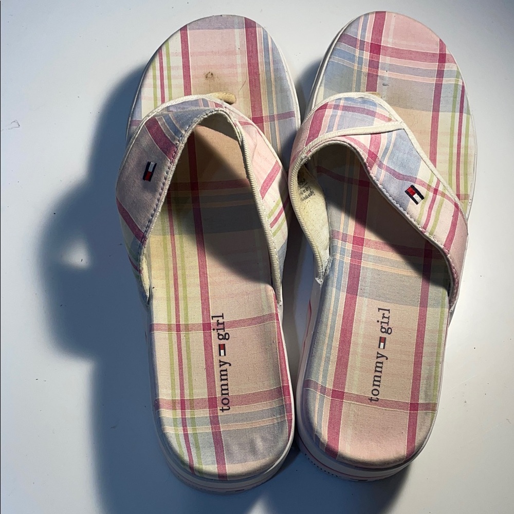 Tommy Hilfiger Multicolor Plaid Sandals